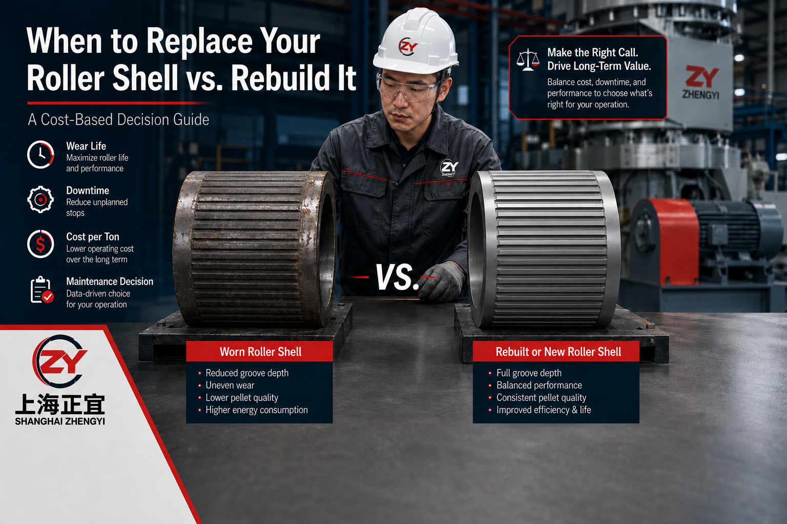 When to Replace Your Roller Shell vs. Rebuild It: A Cost-Based Decision Guide