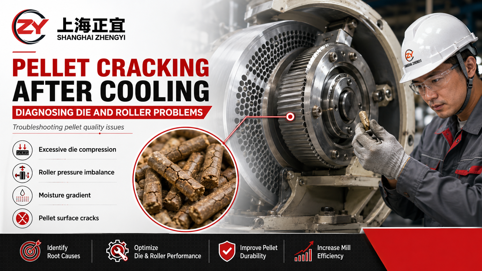 Pellet Cracking After Cooling: Diagnosing Die and Roller Problems