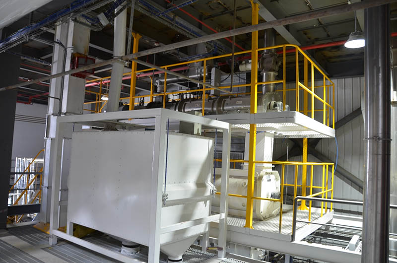 A linha de produção para o grupo Cixi CP